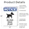 Signmission Blind Dog At Play, 12 in W x Rectangle, Plastic OS-2PACK-NS-P-1218-V-10367 - alternate 6